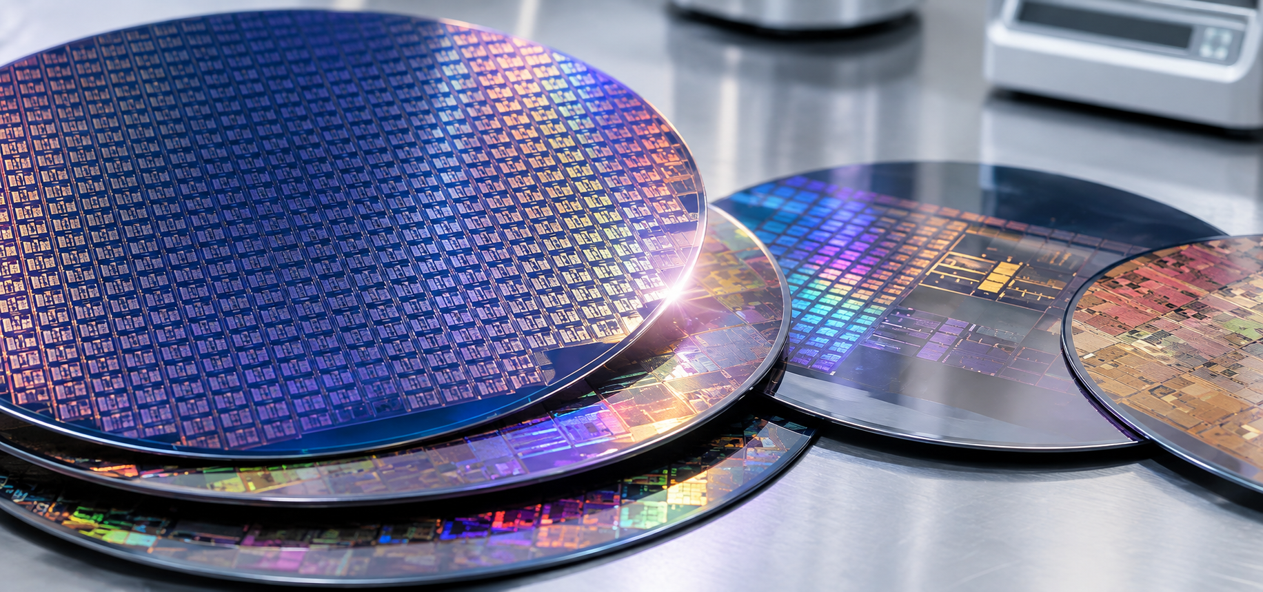 Semiconductor wafer business area banner